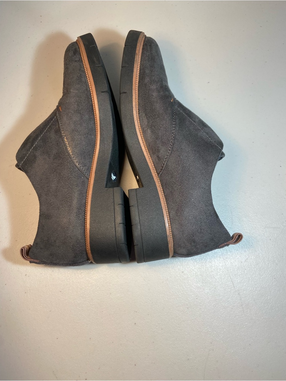 Dr. Scholl’s Gray Suede Slip-On Loafers SZ 6 - Picture 7 of 12
